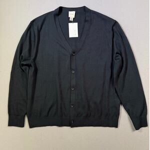 Calvin Klein Men's Regular-Fit V-Neck Cardigan - Vulcan XXL $129